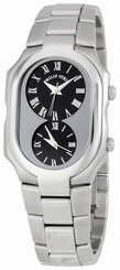 Philip Stein Watches : 2-G-CB-SS Quartz Black Dial Stainless Steel Women Watch