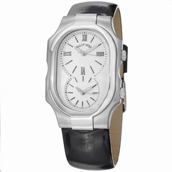Philip Stein Watches : 2-NCW-LB Quartz White Dial Black Leather Women Watch