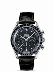 Omega Watches : 311.33.42.30.01.002 Manual Winding Chronograph Black Leather Men Watch