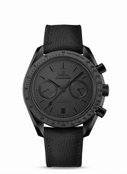 Omega Watches : 311.92.44.51.01.005 Co-Axial Chronometer Dark Side Of The Moon Ceramic Case Black Nylon Fabric Men Watch