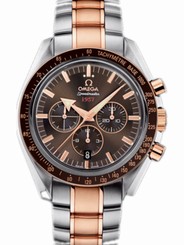 Omega Watches : 321.90.42.50.13.001 42mm Automatic Broad Arrow Brown Dial Rose Gold Case With Rose Gold And Stainless Steel Bracelet Men Watch