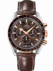 Omega Watches : 321.93.42.50.13.001 42mm Automatic Broad Arrow Brown Dial Rose Gold Case With Brown Leather Strap Men Watch