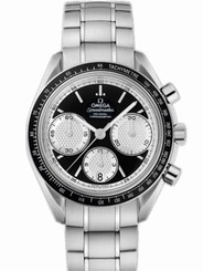Omega Watches : 326.30.40.50.01.002 40mm Automatic Chronometer Racing Black Dial Stainless Steel Case With Stainless Steel Bracelet Men Watch
