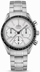 Omega Watches : 326.30.40.50.02.001 40mm Automatic Chronometer Racing Silver Dial Stainless Steel Case With Stainless Steel Bracelet Women Watch