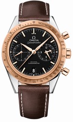 Omega Watches : 331.22.42.51.01.001 Automatic Chronometer Chronograph Date Brown Leather Men Watch