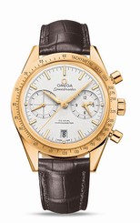 Omega Watches : 331.53.42.51.02.001 Automatic Chronometer Chronograph Date 18k Yellow Gold Case Brown Leather Men Watch