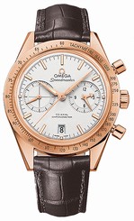 Omega Watches : 331.53.42.51.02.002 Automatic Chronograph Date 18k Rose Gold Case Brown Leather Men Watch