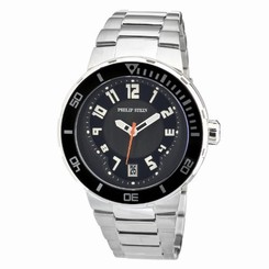 Philip Stein Watches : 34-BB-SS Swiss Quartz Stainless Steel Men Watch