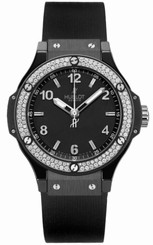 Hublot Watches : 361.CV.1270.RX.1104 Automatic Arabic Numerals Bezel decorated with 0.87ct Diamonds Women Watch