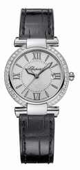Chopard Watches : 388541-3003 Quartz Analog Date Diamond Bezel Leather Women Watch