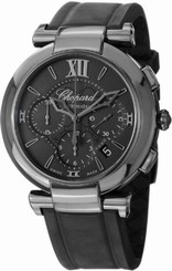 Chopard Watches : 388549-3007 Automatic Chronograph Date Black Rubber Men Watch