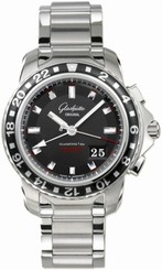 Glashutte Original Watches : 39-55-43-03-14 Automatic Stainless Steel Black Dial Stainless Steel Brushed & Polished Band Men Watch