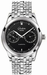 Glashutte Original Watches : 39-58-01-02-14 Automatic Stainless Steel Black Dial Stainless Steel Polished Band Men Watch