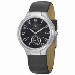 Philip Stein Watches : 41-FB-IB Quartz Black Dial Satin Women Watch