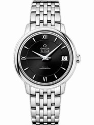 Omega Watches : 424.10.33.20.01.001 32.7mm Prestige Co-Axial Black Dial Stainless Steel Case With Stainless Steel Bracelet Women Watch