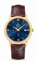 Omega Watches : 424.53.40.21.03.001 Automatic 18k Yellow Gold Case Brown Leather Men Watch