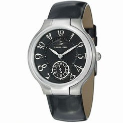 Philip Stein Watches : 42-FB-LB Quartz Black Dial Leather Women Watch