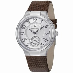 Philip Stein Watches : 42-FWZ-BR Quartz Silver Dial Brown Leather Women Watch