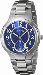Philip Stein Watches : 42-SBL-SS Japanese Quartz Dial Color
