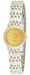 Omega Watches : 4370.12 Gold Dial 18k Yellow Gold Band Women Watch