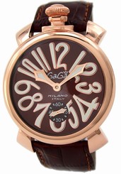 GaGa Milano Watches : 5011.1 Power reserve Skeleton Back Men Watch