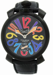 GaGa Milano Watches : 5012.3.BK Power reserve Skeleton Back Men Watch