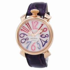 GaGa Milano Watches : 5021.1.PU Mineral Crystal Quartz Unisex Watch