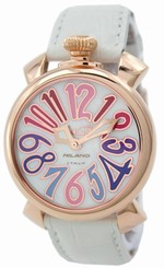 GaGa Milano Watches : 5021.1.WH Mineral Crystal Quartz Unisex Watch