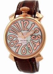 GaGa Milano Watches : 5021.2.BR Mineral Crystal Quartz Unisex Watch