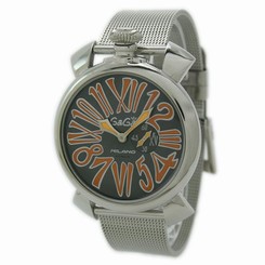 GaGa Milano Watches : 5080.4.SV Power reserve Mineral Crystal Men Watch
