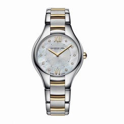 Raymond Weil Watches : 5124-STP-00985 Quartz Mother of Pearl Dial Two Tone Stainless Steel Women Watch