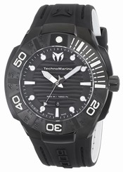 Technomarine Watches : 513003 Black Dial Stainless Steel Band Men Watch