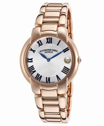 Raymond Weil Watches : 5229-P5-01659 Quartz Silver Dial Rose Gold PVD Plated Stainless Steel Women Watch
