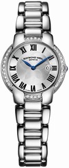 Raymond Weil Watches : 5229-STS-01659 Quartz Roman Numerals Dial Date Diamond Case Stainless Steel Women Watch