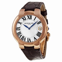 Raymond Weil Watches : 5235-PC5-00659 Silver Dial Fixed Rose Gold Pvd Band Women Watch