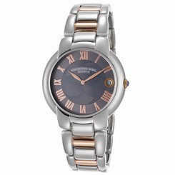 Raymond Weil Watches : 5235-S5-01608 Quartz Date Grey Dial Two Tone Stainless Steel Women Watch