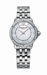 Raymond Weil Watches : 5391-STS-00995 Quartz Mother of Pearl Diamond Dial Diamond Bezel Stainless Steel Women Watch