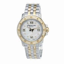 Raymond Weil Watches : 5399-SPS-00995 Quarts Mother Of Pearl Dial And Two-Tone 44 Diamonds Women Watch