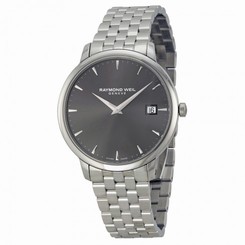 Raymond Weil Watches : 5588-ST-60001 Quartz Gray Dial Date Stainless Steel Men Watch