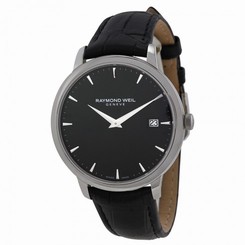 Raymond Weil Watches : 5588-STC-20001 Quartz Analog Date Black Leather Men Watch