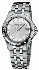 Raymond Weil Watches : 5590-ST-00658 Quartz Silver Dial Stainless Steel With Roman Numeral Hour Markings Men Watch