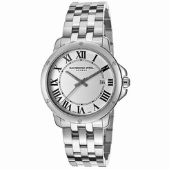Raymond Weil Watches : 5591-ST-00300 Quartz Date Silver Dial Stainless Steel Men Watch