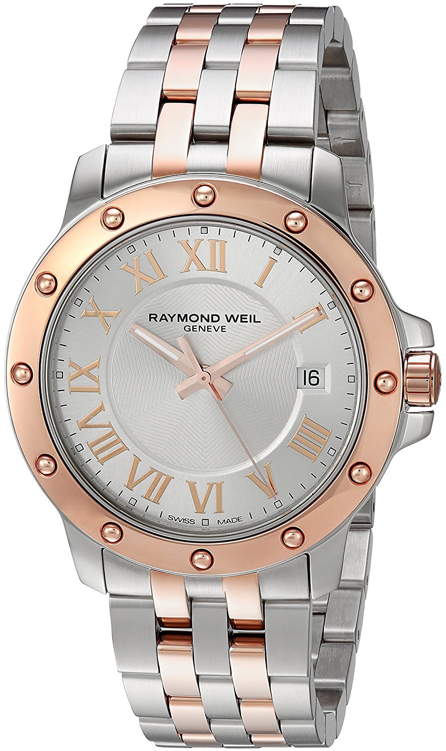 Raymond Weil Watches : 5599-SB5-00658 Silver Dial Stainless Steel Band Men Watch
