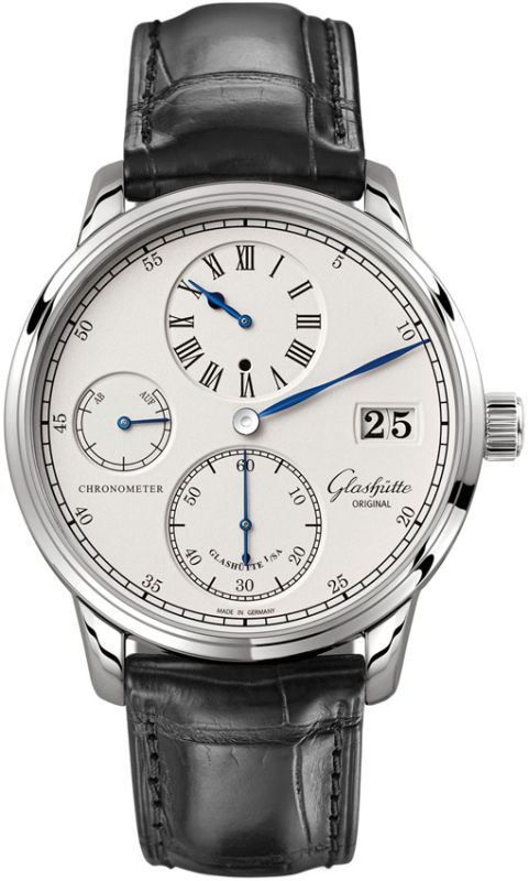 Glashutte Original Watches : 58-04-04-04-04 Silver Manual Winding Men Watch