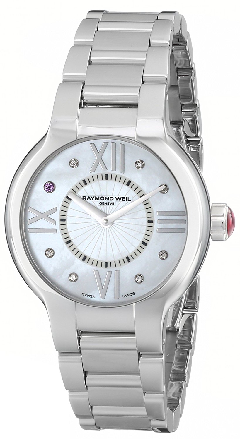 Raymond Weil Watches : 5932-ST-KOMEN Mother Of Pearl Dial Stainless Steel Band Women Watch