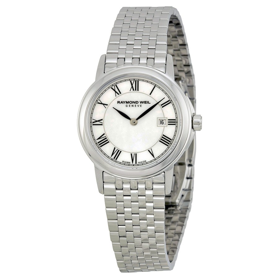 Raymond Weil Watches : 5966-ST-00970 White Mother Of Pearl Quartz Women Watch