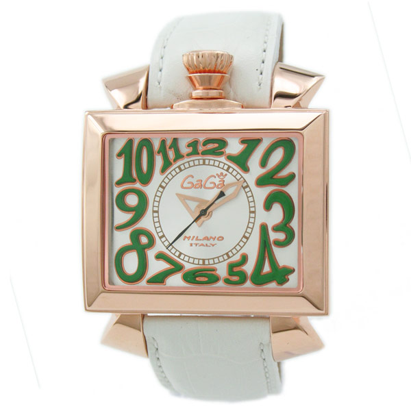GaGa Milano Watches : 6001.2.WH Mineral Crystal Quartz Men Watch