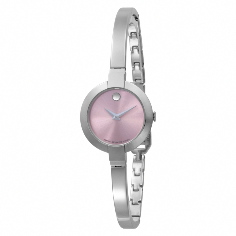 Movado Watches : 606059 Swiss Quartz Stainless Steel Women Watch