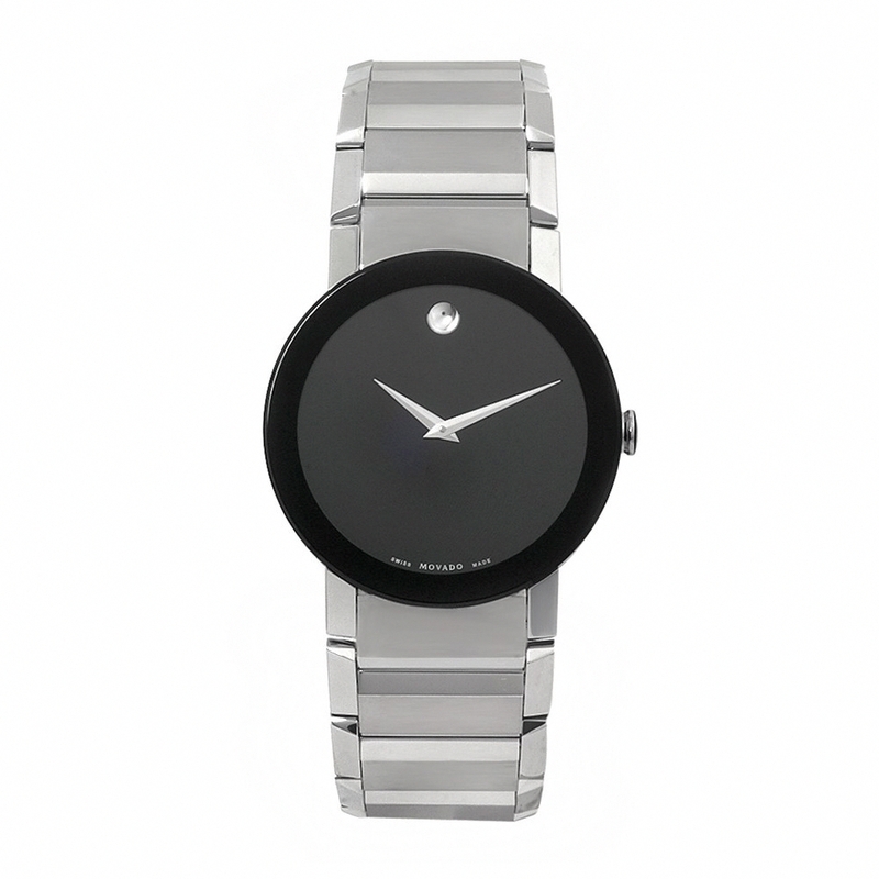 Movado Watches : 606092 Swiss Quartz Stainless Steel Men Watch