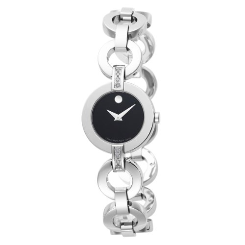 Movado Watches : 606263 Swiss Quartz Stainless Steel Women Watch